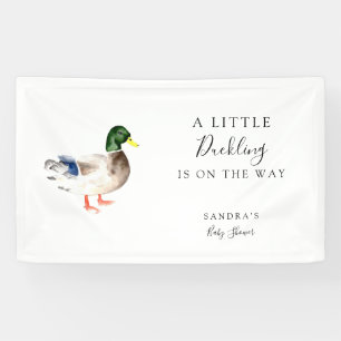 Duck Mallard Baby Shower Custom Welcome Banner