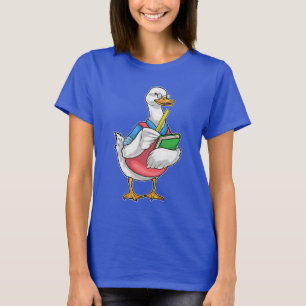 Duck Math Teacher Ruler T-Shirt