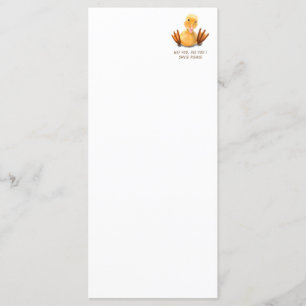 Duck Menu Smile - Texte personnalisé