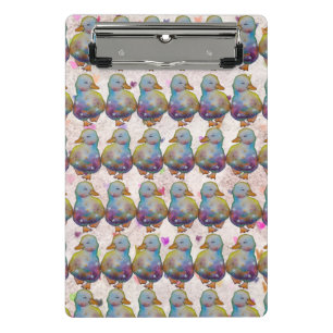Duck named Rainbow Mini Clipboard