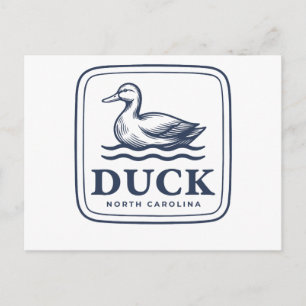 Duck North Carolina Outer Banks OBX Coastal Beach  Postcard