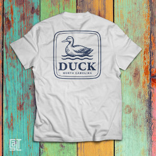 Duck North Carolina Outer Banks OBX Coastal Beach  T-Shirt