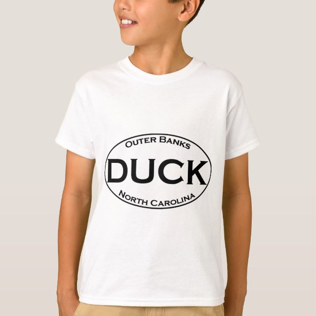 Duck North Carolina Oval Logo T-Shirt (Front)