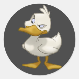 Duck on a Sticker