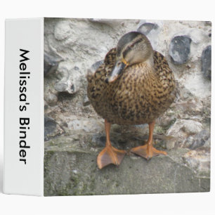 Duck on a Wall Custom Binder