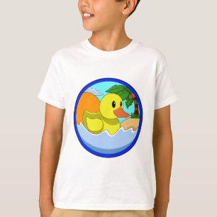 Duck on Beach with Palm trees.PNG T-Shirt