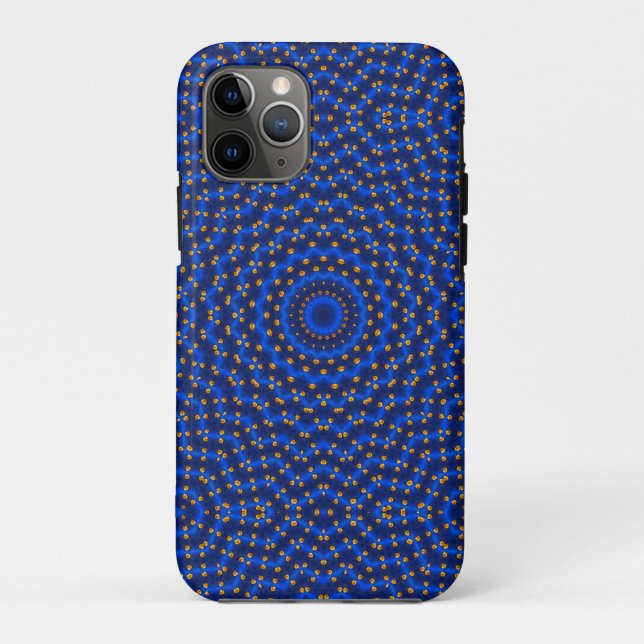 Duck on blue kaleidoscope... Case-Mate iPhone case (Back)