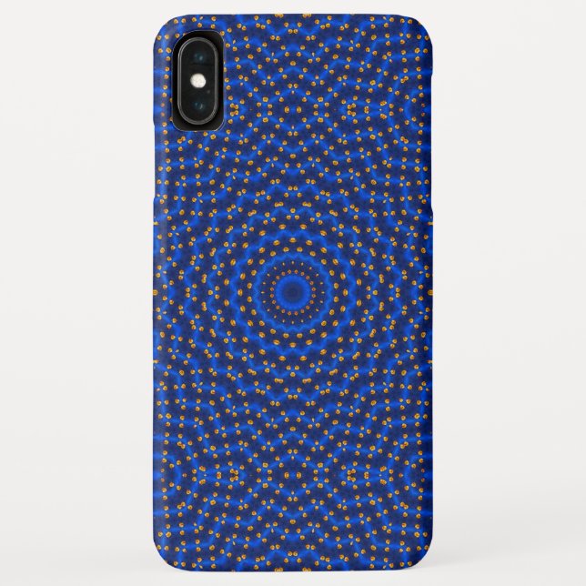 Duck on blue kaleidoscope... Case-Mate iPhone case (Back)