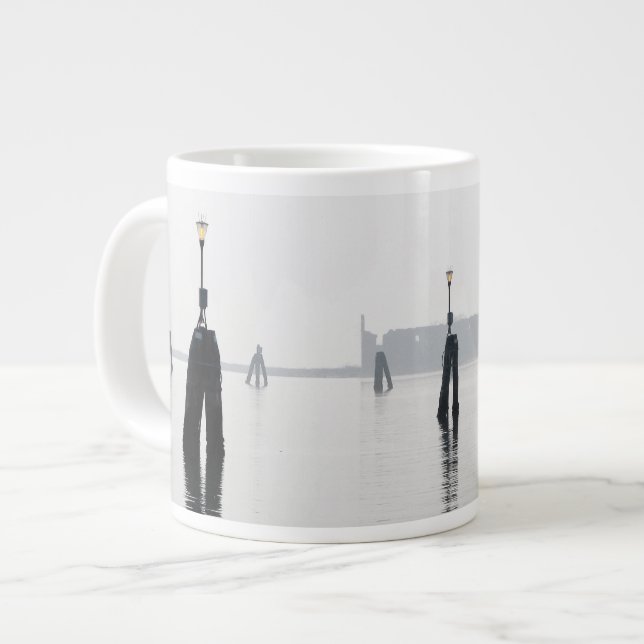 DUCK ON THE LAGOON Jumbo Mug (Front Left)