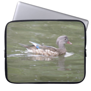 Duck on the Lake Laptop Bag
