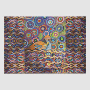 duck painting tissue paper