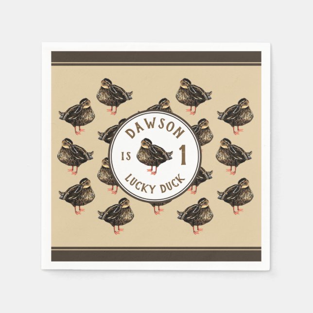 Duck Paper Napkin (Front)