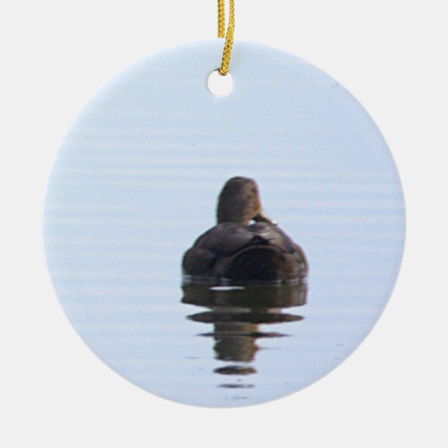Duck Photo Ornament  (Front)