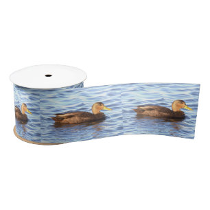 Duck Photo Satin Ribbon