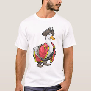 Duck Pirate Pirate hat T-Shirt