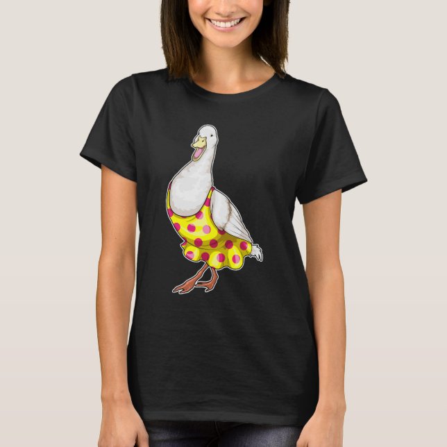 Duck Polka Dots Dress T-Shirt (Front)