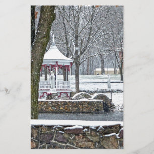 Duck Pond at Ste. Marie Du Lac Stationery