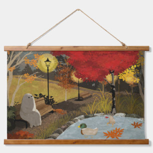 Duck Pond - Autumn Hanging Tapestry