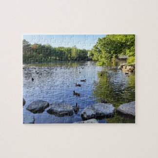 Duck Pond Jigsaw Puzzle