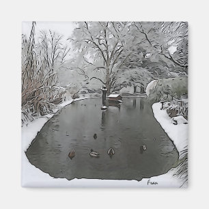 duck pond magnet