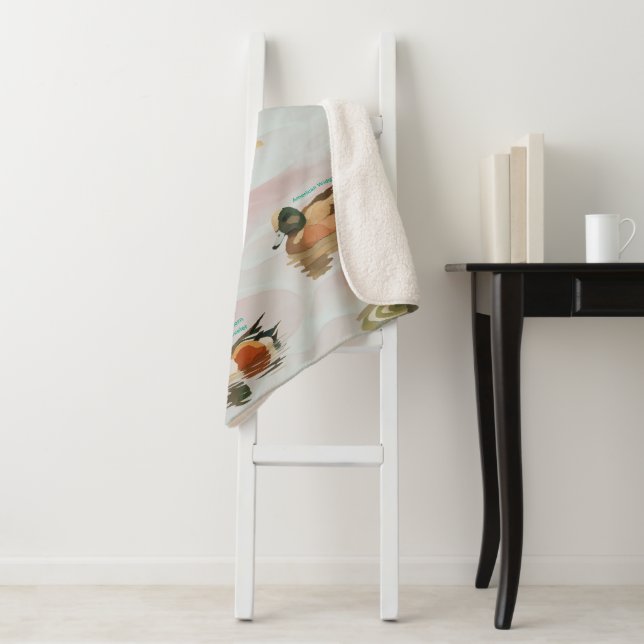 Duck Pond Sherpa Blanket (In Situ)