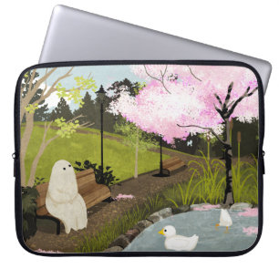 Duck Pond - Spring Laptop Sleeve
