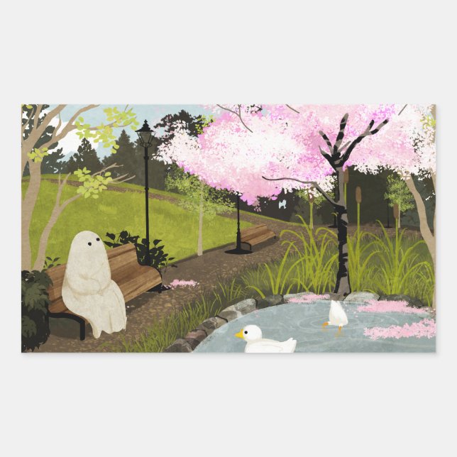 Duck Pond - Spring Sticker (Front)
