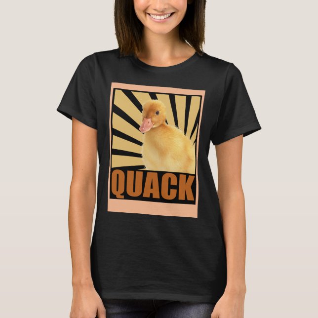 Duck Quack Poultry Breeder Runner Duck T-Shirt (Front)
