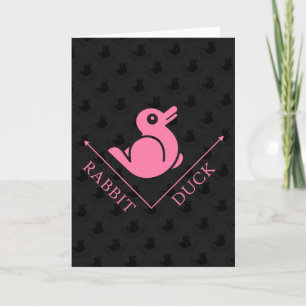 Duck Rabbit Illusion Card