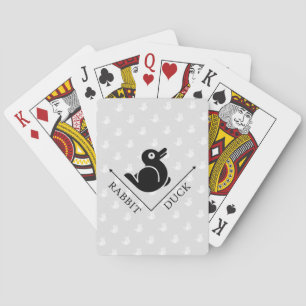 Duck Rabbit Illusion Playing Cards