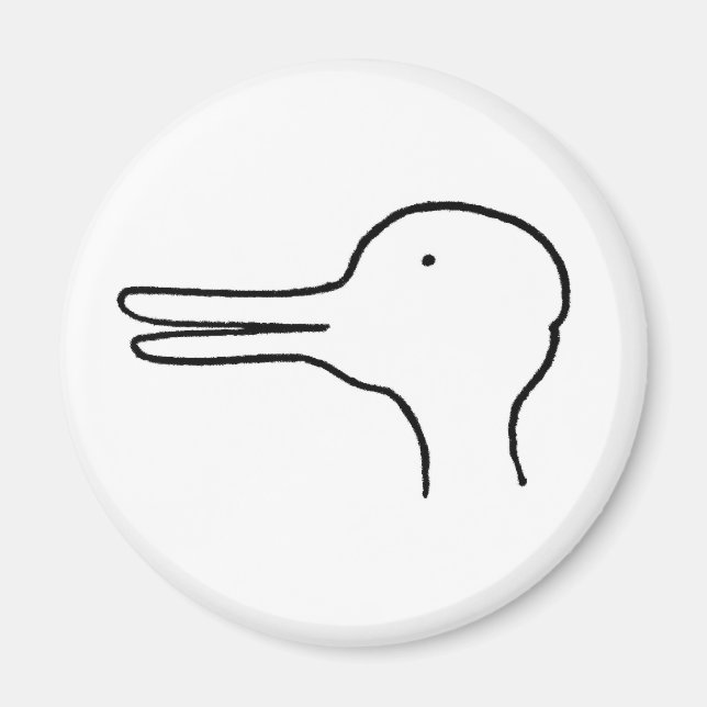 duck rabbit - wittgenstein magnet (Front)