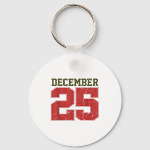 Duck Retro Halls Christmas Mallard Xmas Duck Happy Keychain