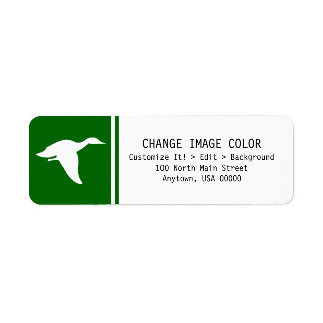 Duck - Return Address Label (Front)