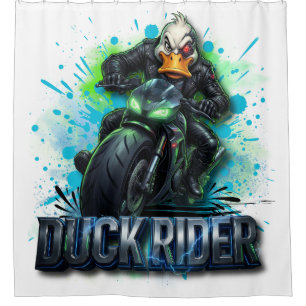 Duck Rider 3D Cyber Duck Motorcycle T-Shirt