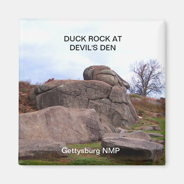 DUCK ROCK AT DEVIL'S DEN MAGNET (Front)