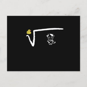Duck Root T-shirt N-TE Postcard