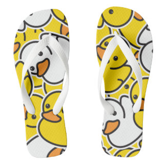 duck rubber flip flops