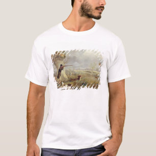 Duck Shooting (oil on canvas) T-Shirt