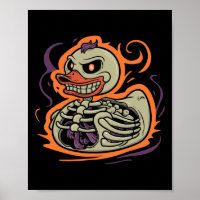 Duck Skeleton Rubber Duckie Costume Party 