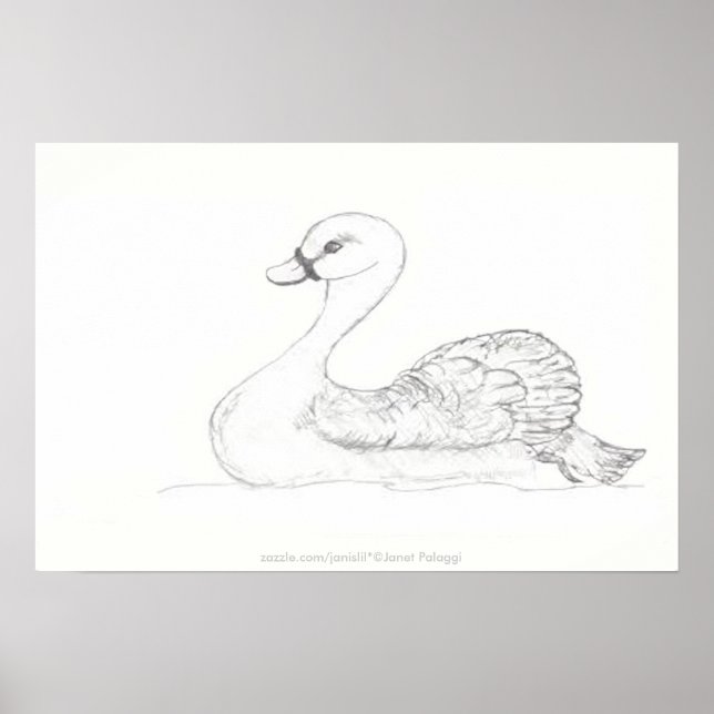 Duck Sketch Poster (Front)