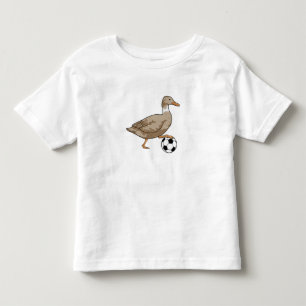 Duck Soccer player Soccer Toddler T-shirt
