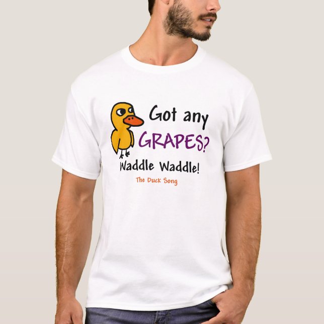 Duck Song t shirt without songdrops logo (Front)