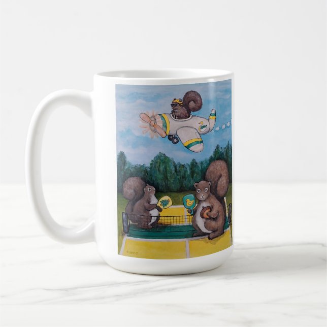 Duck Squirrels mug (Left)
