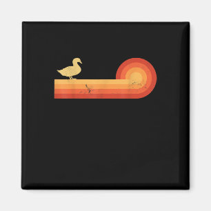 duck style 60s 70s farm gifts men women farmer magnet