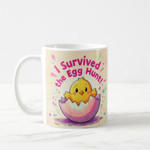 Duck Survived The Egg Hunt Coffee Mug
