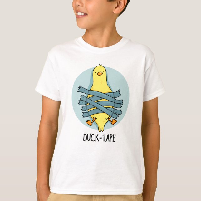 Duck Tape Funny Duct Tape Pun  T-Shirt (Front)