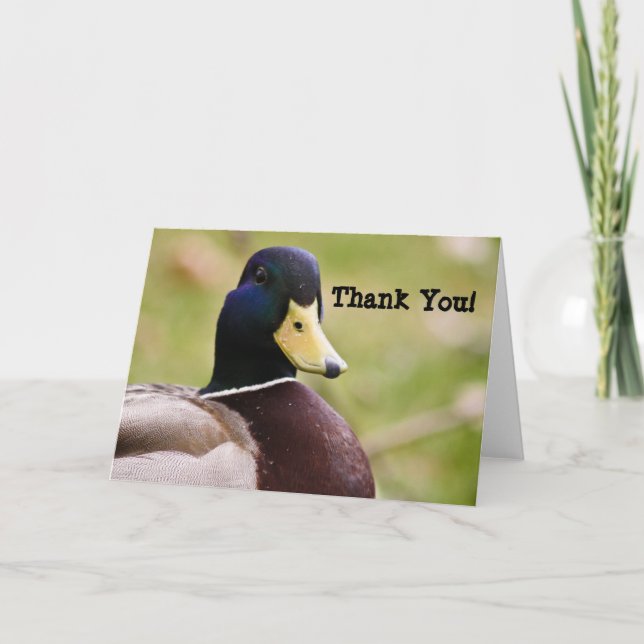 Duck Thank You Card (Front)