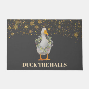 Duck the Halls Festive Christmas Doormat