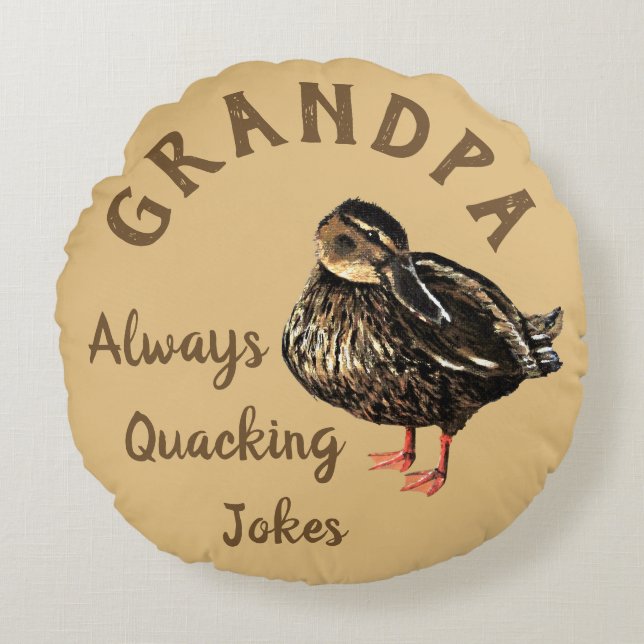 Duck Throw Pillow (Front)