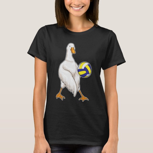 Duck Volleyball player Volleyball T-Shirt (Front)